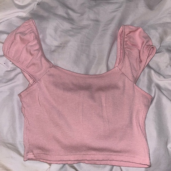 Pink SHEIN bow crop top - Picture 2 of 2